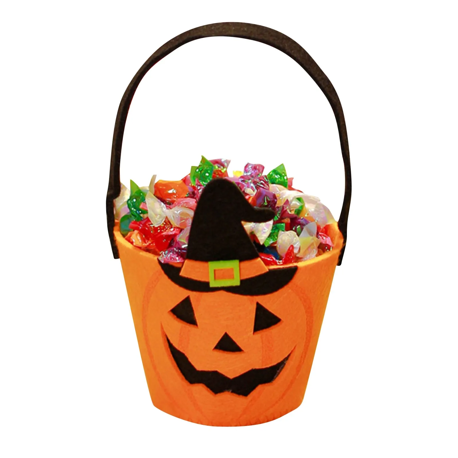 Halloween Candy Bag 3d Spider Cushaw Bag Portable Cloth Bucket Children\'S Candy Bag Props Gift Bags Halloween Party Favor