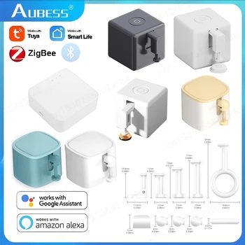 Aubess Tuya WiFi 핑거 로봇 스위치 스마트 홈 ZigBee 기계식 암 봇 버튼 푸셔 스마트 라이프 음성 제어 Alexa Google