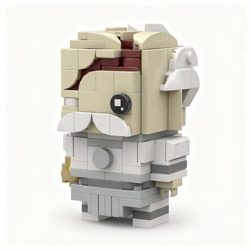 

209pcs MOC Conquest Instructions Parts List Brickheadz Model Building Blocks Construction Toy Christmas Gifts DIY Creative Idea