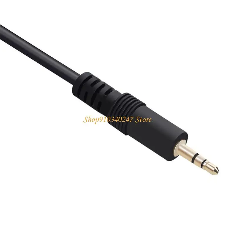 

Q22A 3,5 -мм стерео -стерео -мужские к AV Адаптеры с золотыми контактами для передачи звука высокой версии