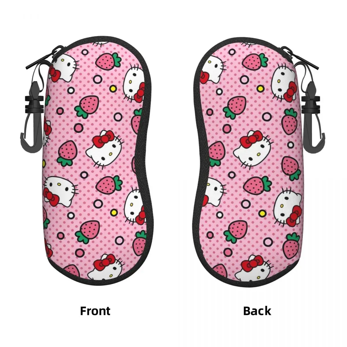 Sanrio Hello Kitty Kawaii Cartoon Glasses Case Men Women Sunglasses Case Retro Original Eyewear Bag Daily Eyeglass Cases Cover