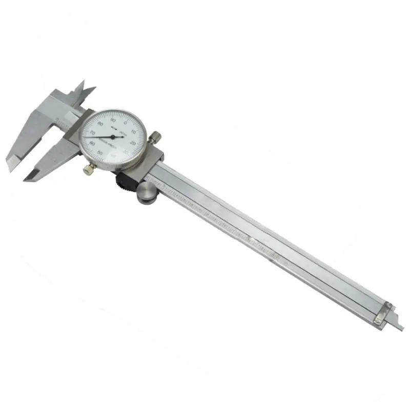 

0-150mm Metric Gauge Measuring Tool Dial Vernier Caliper Shock-proof Vernier Caliper 0.02mm DC104-200