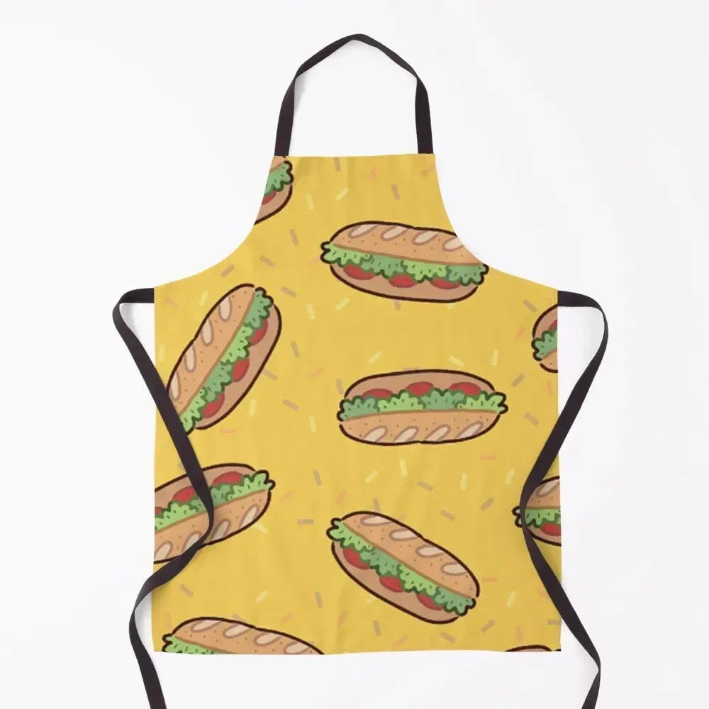 

Sandwiches Apron kitchen woman For Cooking Barista christmas kitchen Apron