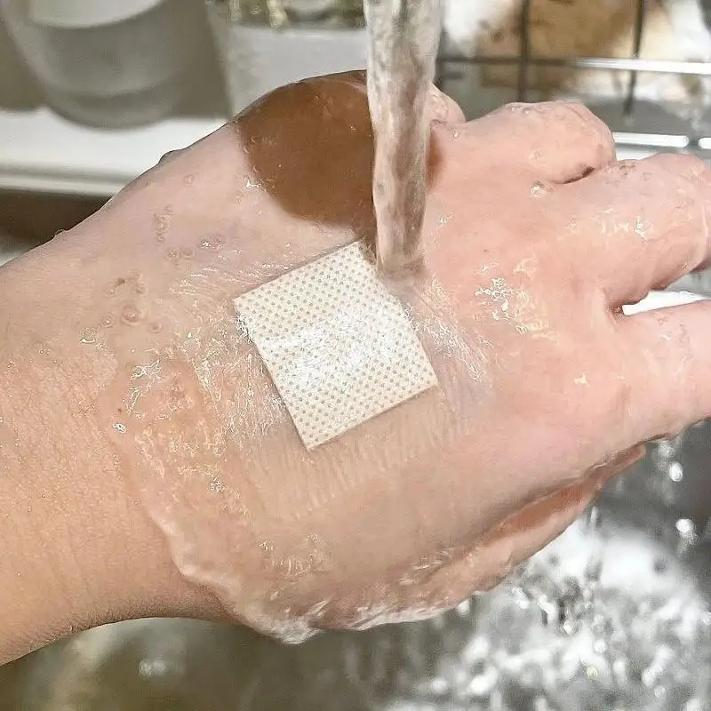 Waterproof PU Adhesive Bandage Protective Stickers Transparent Square Band-Aid 5/10PCS