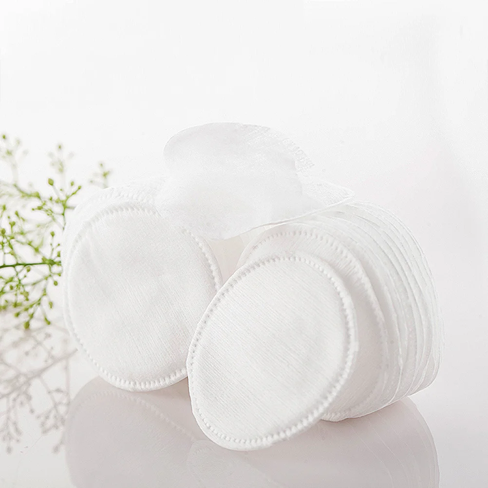 แผ่นสำลีเช็ดหน้าแบบกลม 60 ชิ้น สามชั้น นุ่ม เบา สำหรับเช็ดเครื่องสำอาง ปราศจากสารเคมี สำหรับผิวแพ้ง่าย