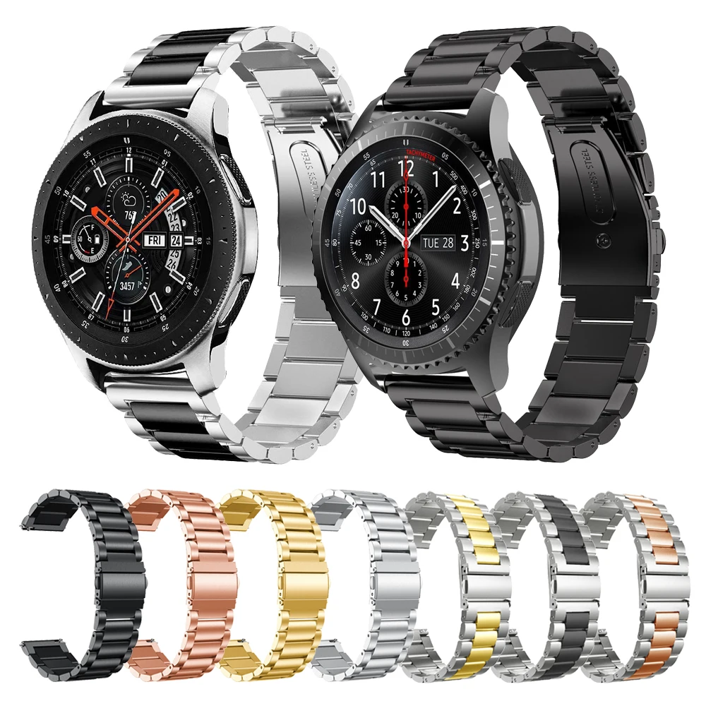 

Metal Stainless Steel Band for Samsung Galaxy Watch 46mm 42mm Bracelet Strap for Gear S3 Classic Frontier 22mm watchband