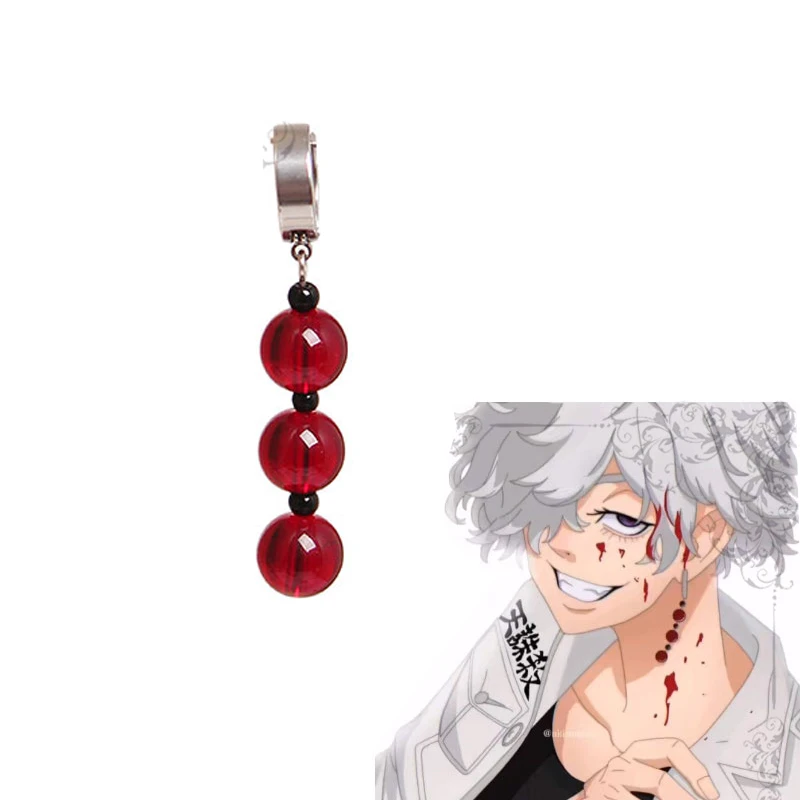 Kolczyki Anime Wakasa Imaushi Cosplay Klipsy na Uszy Rekwizyt Damskie Dziewczęce Akcesoria na Halloween Karnawał Roleplay