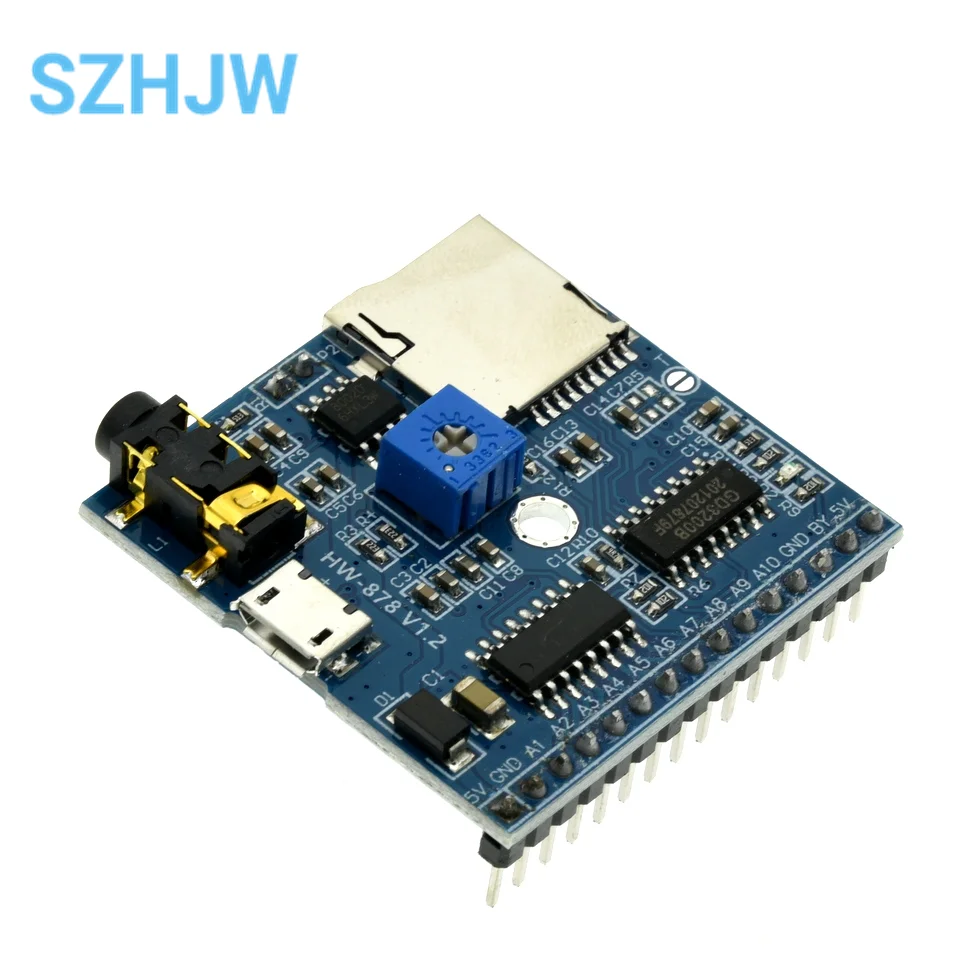 Voice Playback Module MP3 Prompt Trigger One Broadcast Once Announcer Compatible With Arduino