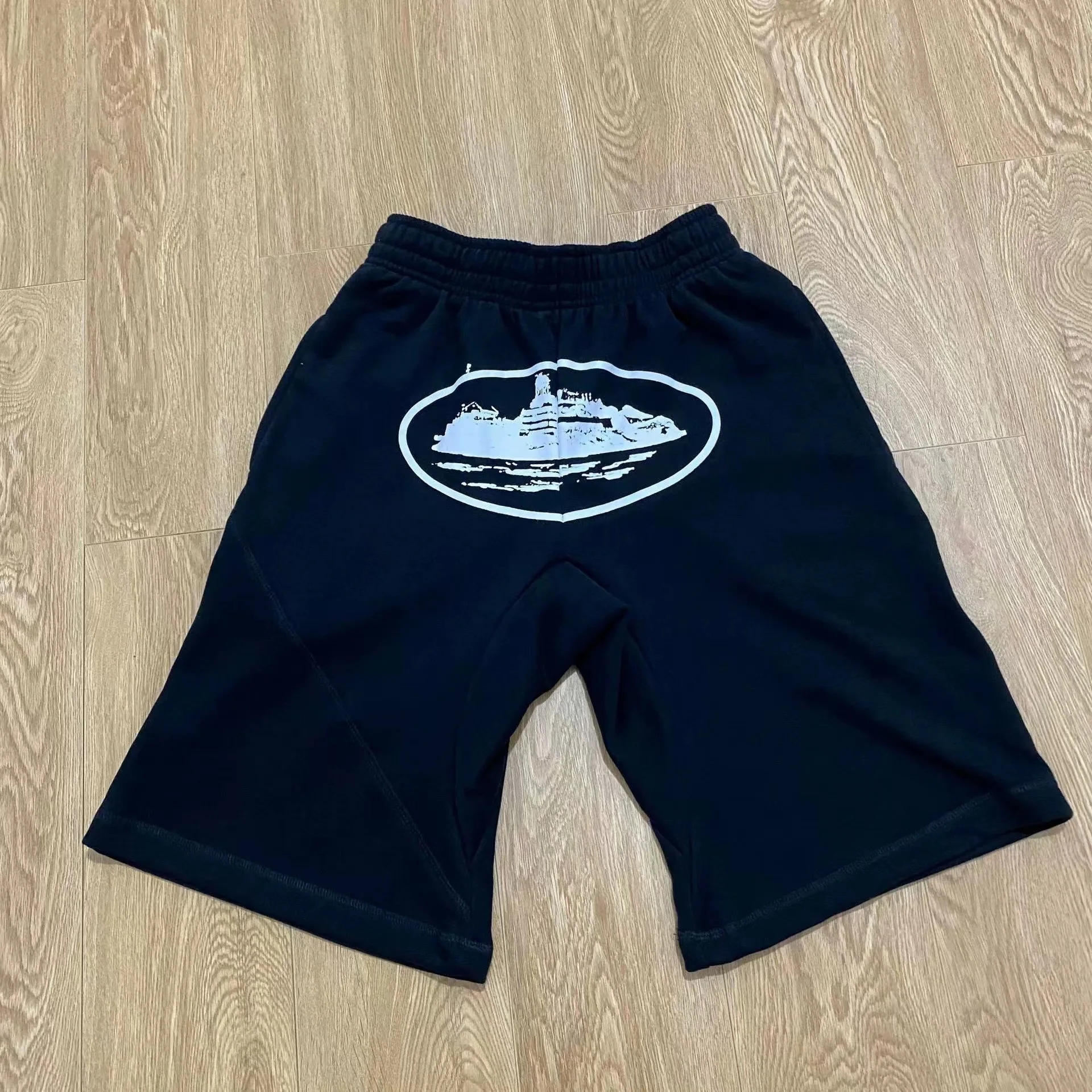 American Sle Logo stampato orts Tessuto casual in misto cotone ex Pantaloni estivi per il tempo libero Hip Hop Skateboard Trendy Streetwear