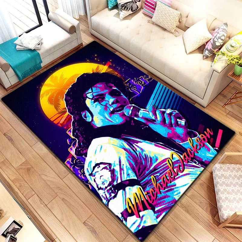 Michael Jackson 3D Printed Carpet,Living room Bedroom floor mat Kitchen mat Bedroom Mat,bedroom decor birthday gift Yoga mat