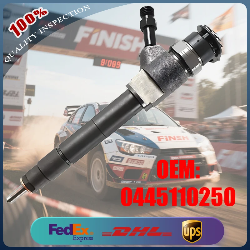 

Common Rail Diesel Fuel Injector 0445110250 High Pressure Injector Assembly Auto Engine Replacement Spare Parts