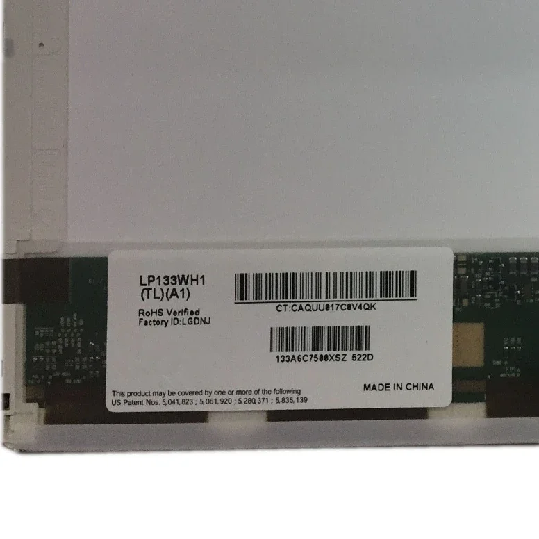 LP133WH1 TLA1 fit LP133WH1 TLA2 LP133WH1 TLB1 B133XW04 V.0 LTN133AT17 305 N133B6-L01 LED Panel 40PIN LCD Laptop Screen