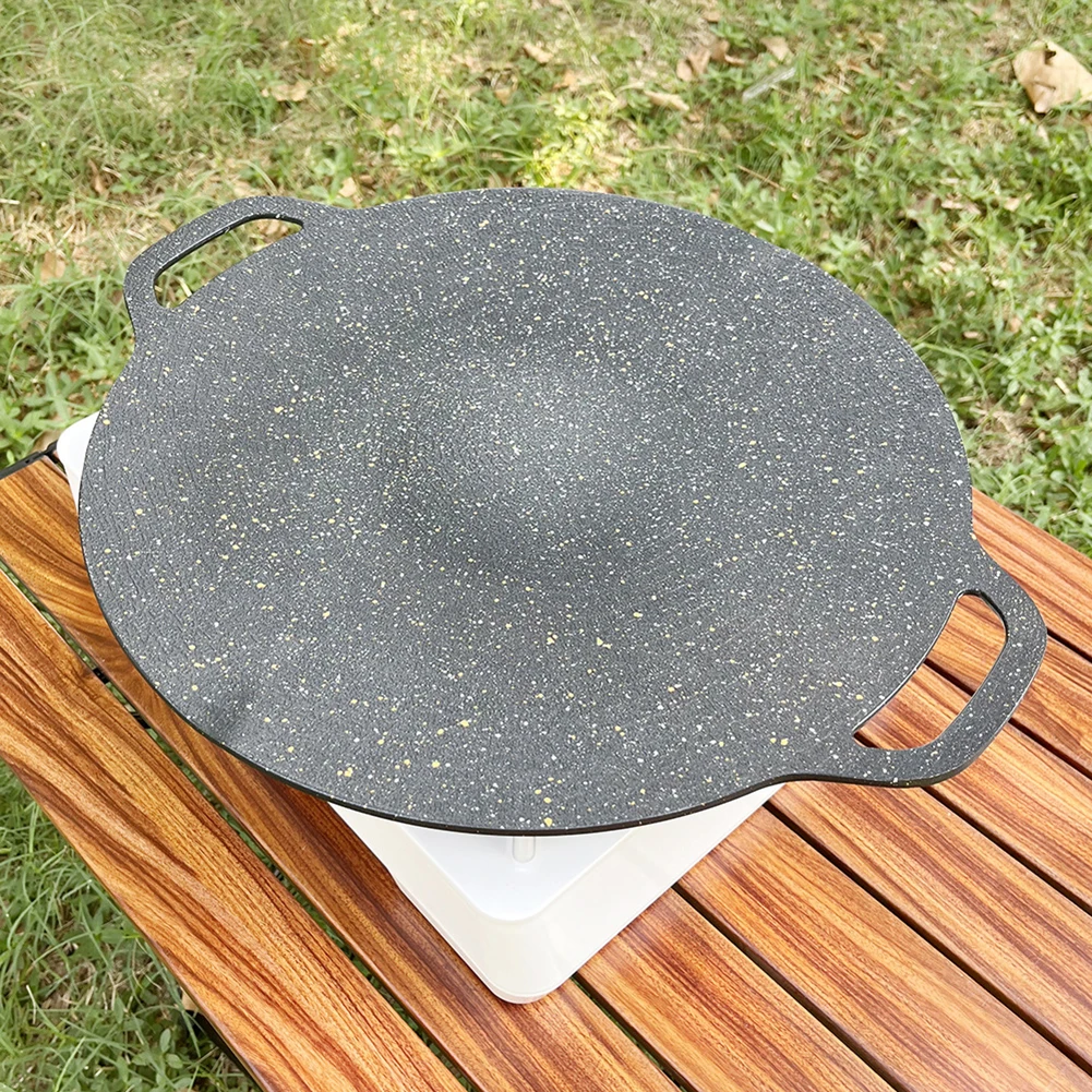 Camping Cooking Without Gas - Baking Dishes Pans Non-stick Oil Frying
