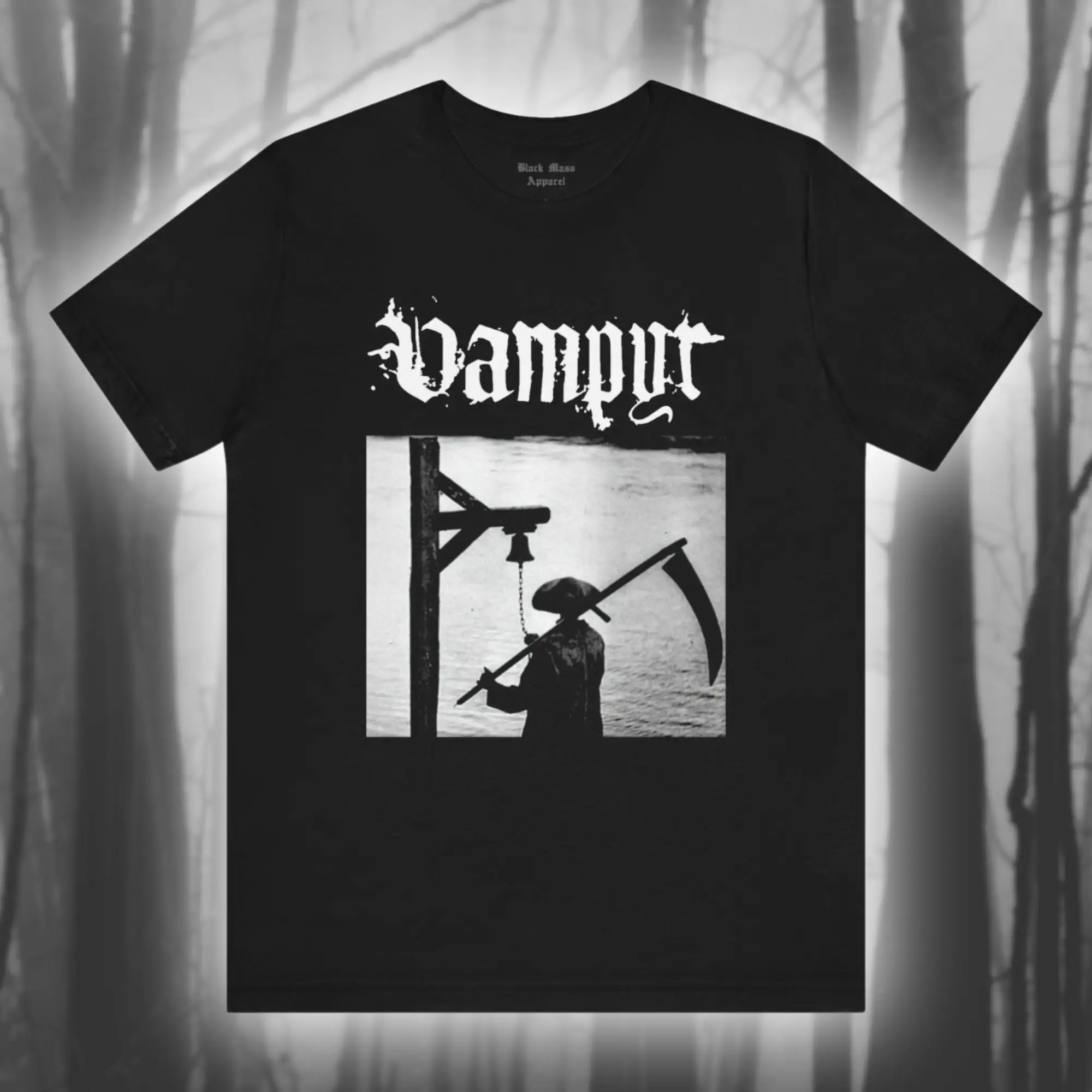 Vampyr Horror Movie T Shirt Silent Film Vampire Vintage Spooky Dracula Dark Art Jersey