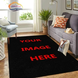 DIY Pictures Custom Carpet fashion3D Printing Playroom and Bedroom Plush rug Non-slip  Soft Mat Bed Area Rug Parlor Decor