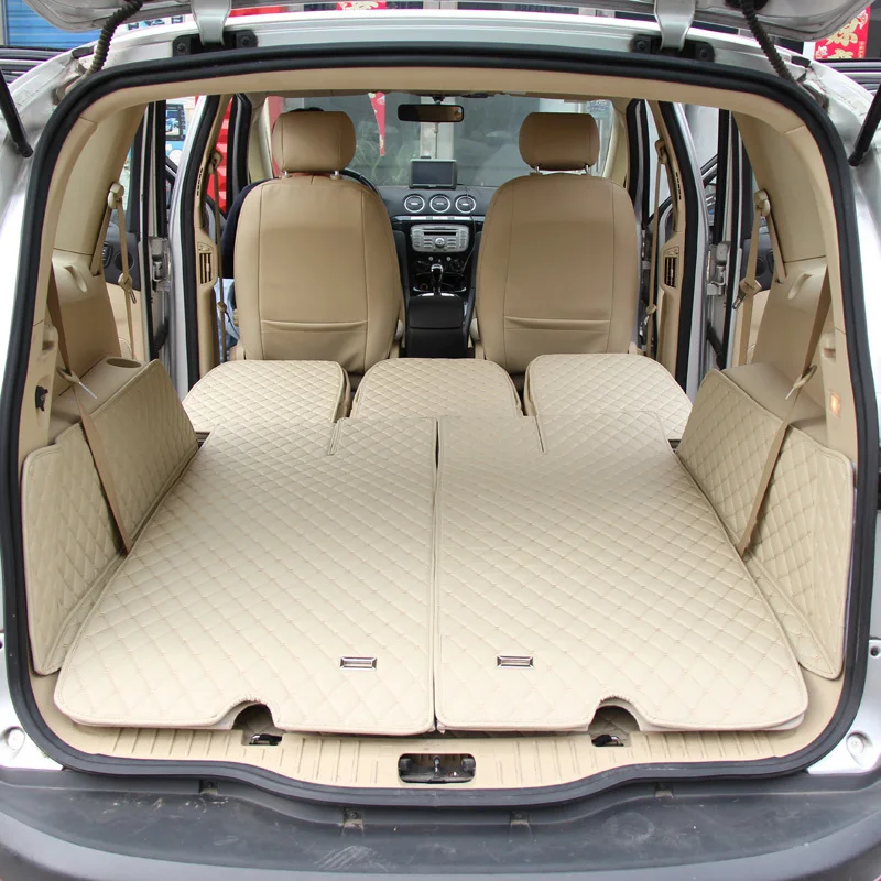 High quality for ford s-max leather cargo liner car trunk mat 2006 2007 2008 2009 2010 2011 2012 2013 2014 2015 accessories