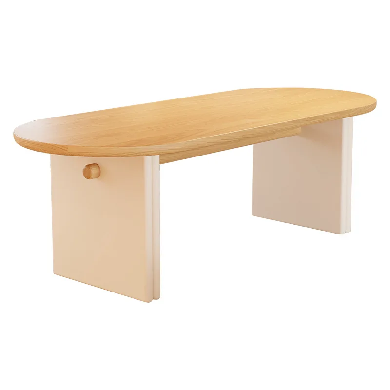 

Log Cream Wind Solid Wood, Dining Table and Chair, Combination, Household, Ash Wood, Premium