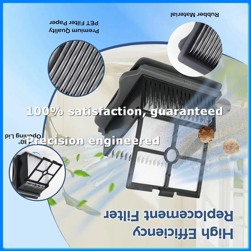 HEPA Filter and Brush Roller Set for Floor ONE S5 & S5 PRO & S5 PRO 2 & IFLOOR 5 Cordless Wet Dry Vacuum Cleaner-A49I