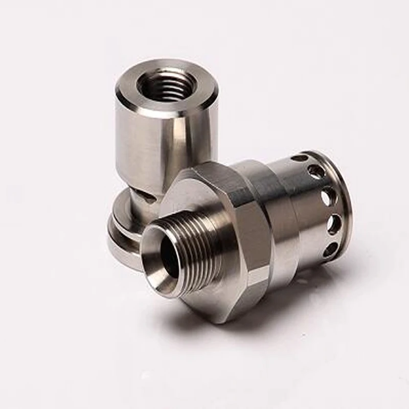 Precision CNC Swiss Turned Stainless Steel Multi-hole Hydraulic Valve Connector Fluid Fitting for Industrial Use