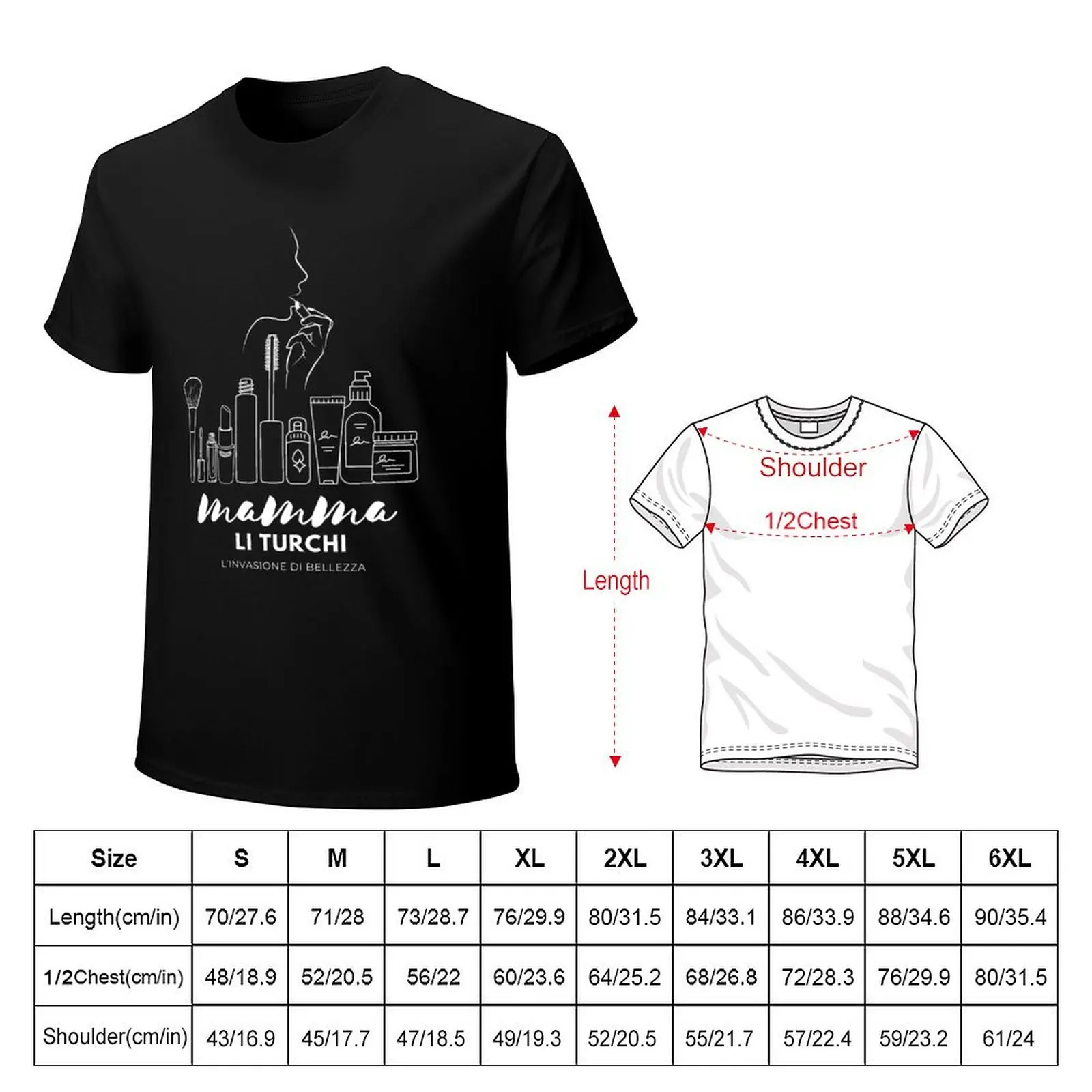 makeup slogan T-Shirt Stain Resistant Casual Tee