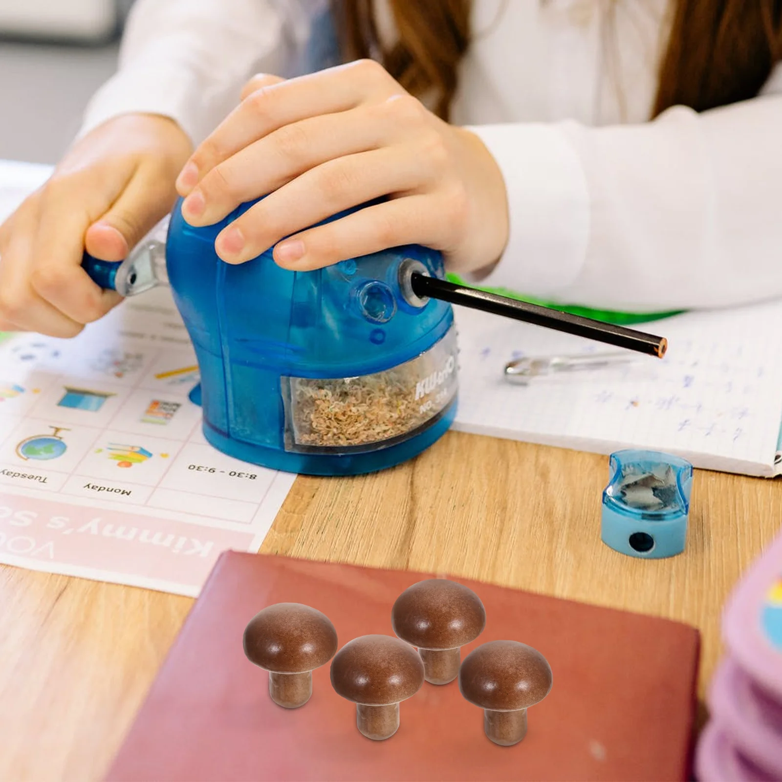 

50pcs Simulated Micro Landscape Mushroom Decors Mini Foam Ornaments For Home Desktop Indoor Garden Bonsai Display Realistic