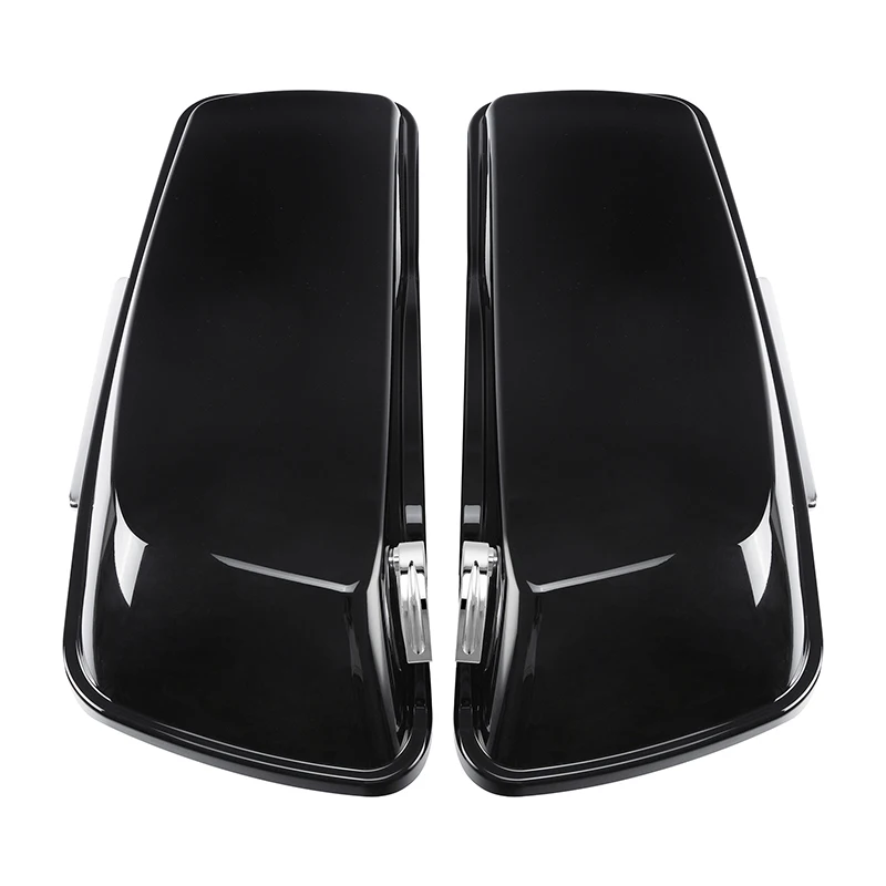 5" Extended Stretched Saddle Bags w/ Latch Key Fit For Harley Touring 2014-2024