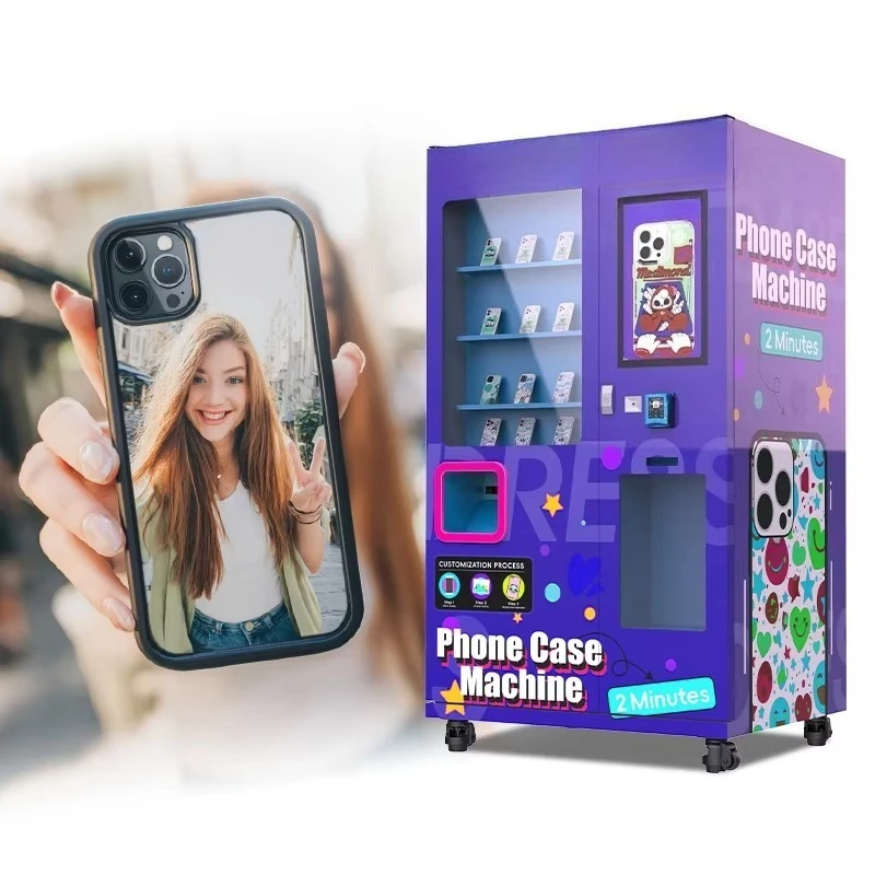 آلة بيع أوتوماتيكية فعالة عالية السرعة يمكنك صنعها بنفسك لطباعة الصور مثالية للمراكز والمطارات ومحطات القطارات