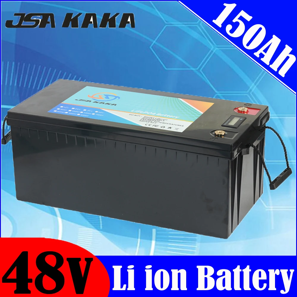 

ebike battery 48v battery 48v 100ah 150ah lithium battery For 48v 2000w 3000w 5000w Golf cart backup RV EV inverter Solar System