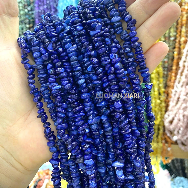Großhandel 30 Zoll 5-8mm Unregelmäßige Natürliche Muschel Dunkelrosarote Zwischenperlen für Schmuckherstellung DIY Armband Charms Zubehör – Detail 11