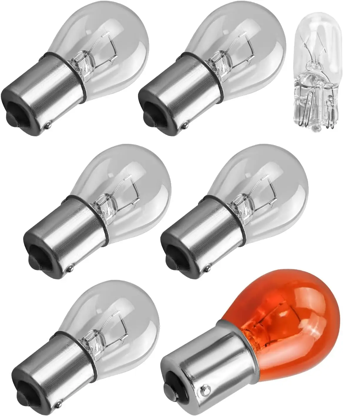 

7 Pcs Brake Light Bulb Fit for Mercedes Benz C-Class C63 C250 C300 C350 Replace 2048201600 2048201500, Tail Lights Turn Signal B