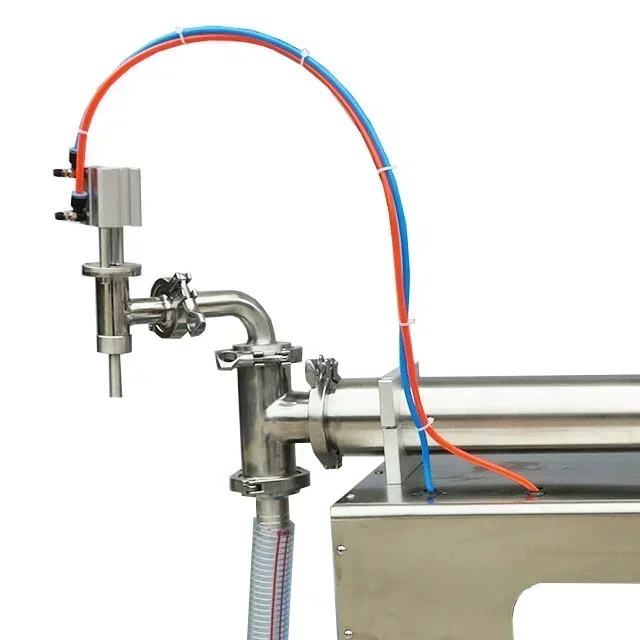 MG 100–1000 ml elektrische Doppelkopf-Horizontaltasche für Getränkeöl, Füllmaschine, Wasserfüllmaschine, Flüssigkeitsfüllmaschine