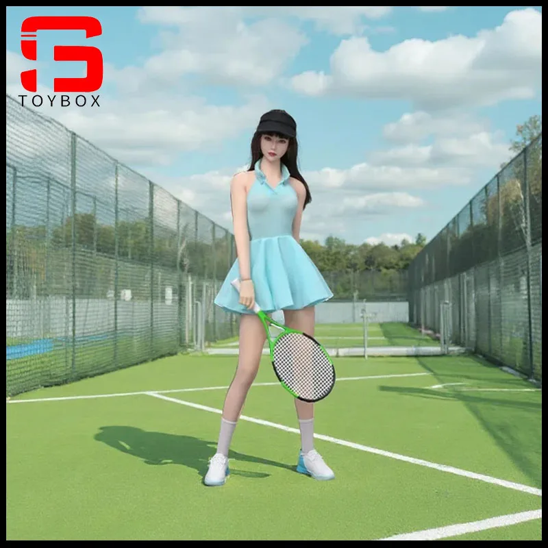 

ZYTOYS ZY5059 1/6 Tennis Uniform Racket Backpacks Sprorts Clothes Model fit 12'' Female Soldier Action Figure Body