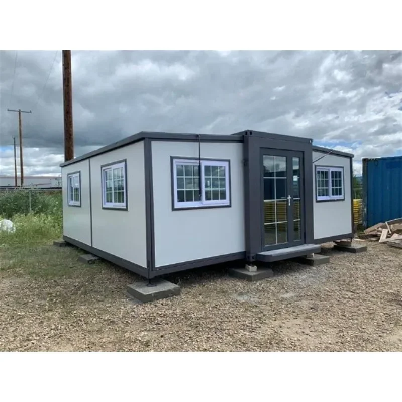 3 Bedroom Luxury Prefab Expandable Container House 20FT 30FT 40FT Folding Expandable House Australia for Sale FACTORY PRICE