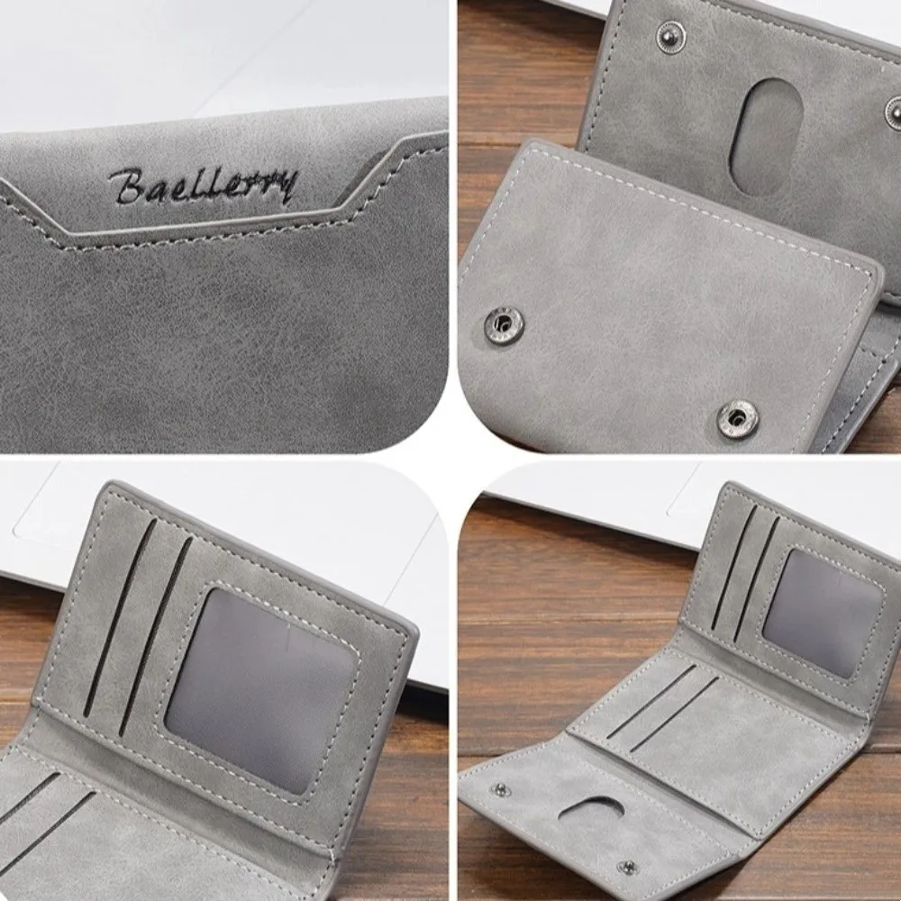 Tragbare Mini Männer Geldbörse Dünne Bank Karte Organizer Männer Brieftasche PU Leder Karte Halter Kleine Lagerung Tasche Business