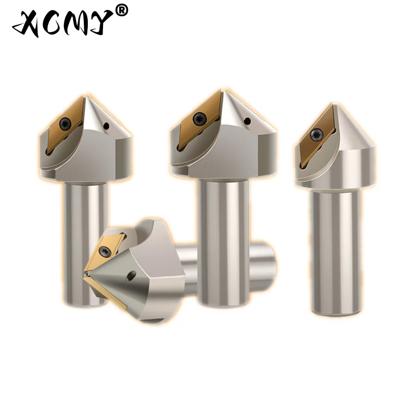 Image of ECC Erweitertes Kantenabschrägungsmesser-Set - Komplette Serie CNC-Abschrägungshalter mit 15-75° ° Winkel für XCET170404 XCET310404