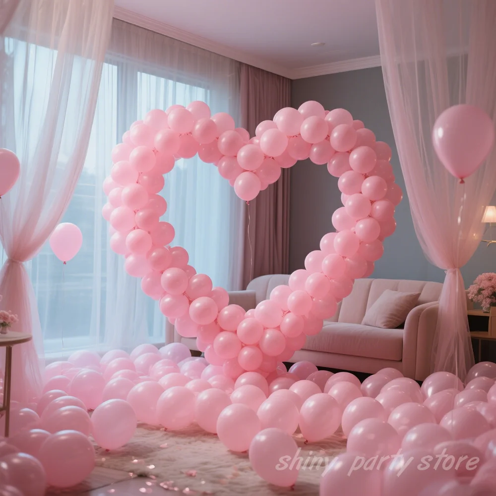 

100pcs Latex Balloon Decoration Macaron Balloon Black Pink White Balloons Birthday Party Wedding Baby Shower Globos Supplies