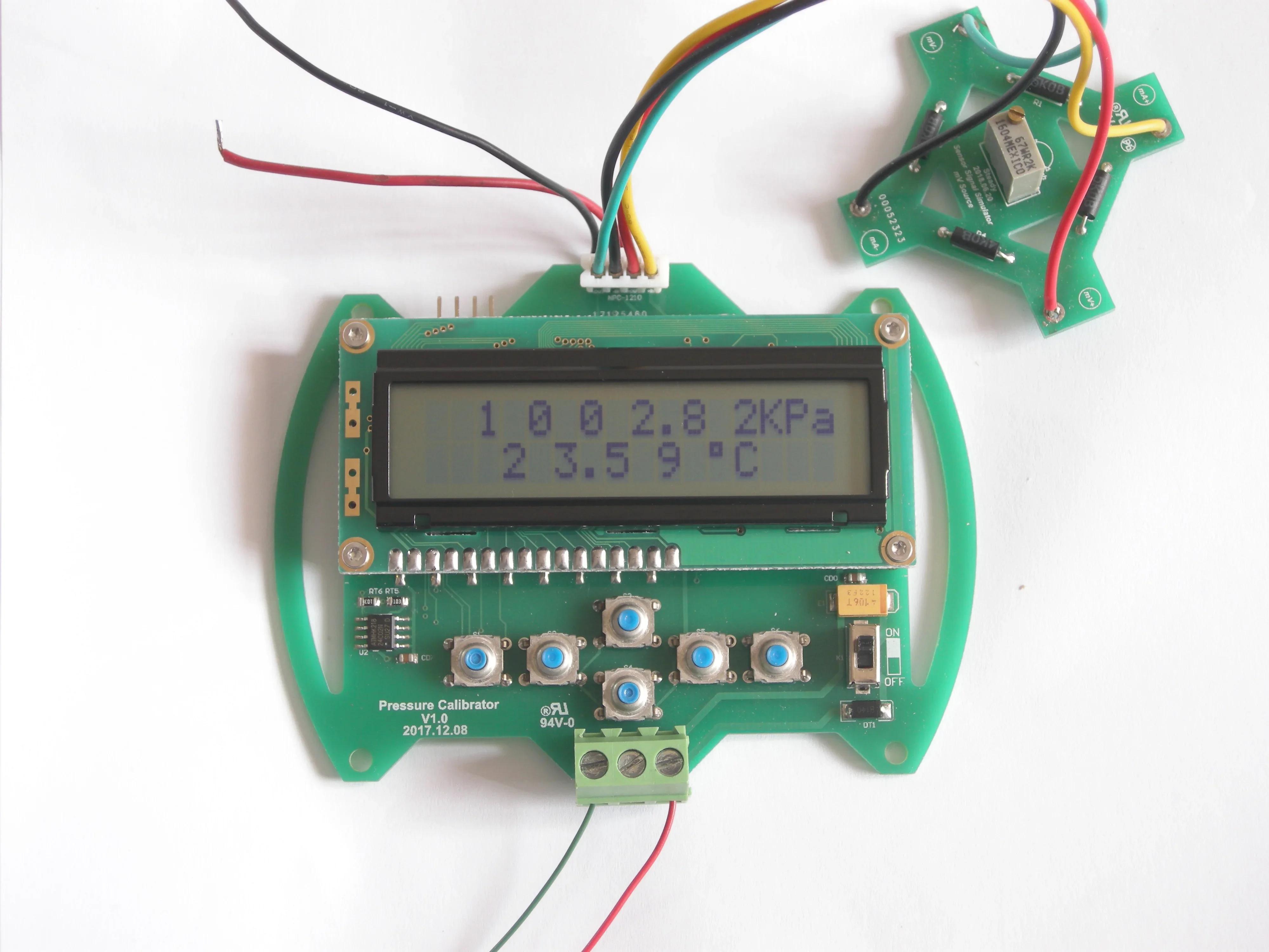 Pressure Signal Generator Constant Current Source Excitation Analog Diffusion Silicon Output 100mv