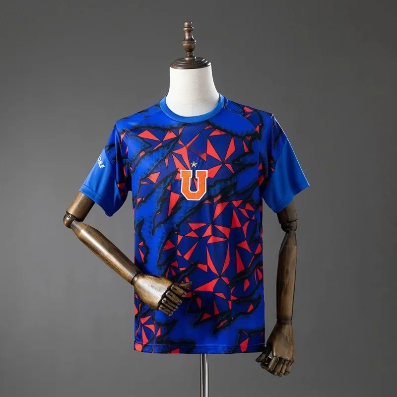 Camiseta de Entrenamiento Pre-Carrera 2026 de la Universidad de Chile - Estilo Y2K - Apta para Hombres y Mujeres - Ropa de Entrenamiento Versátil