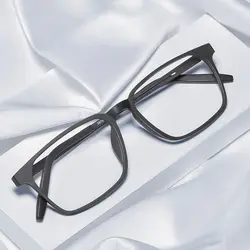 Men Reading Glasses Titanium Alloy Presbyopic Glasses HD Glasses Anti-blue Light Ultra-light Prescription Glasses +1.0 To +4.0