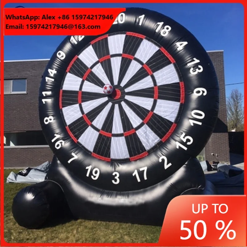 Outdoor Shooting Game Cheap Durable Inflatable Soccer Dart Board For Rental Business