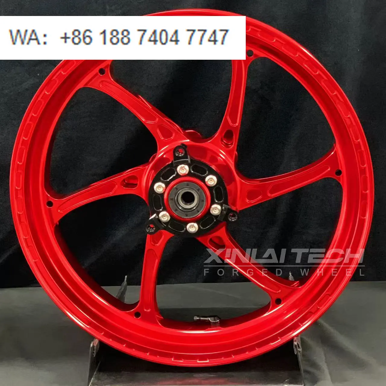 XL Custom Forged Motorcycle Wheels for Kawasaki Ninja 400 17 Inch Anodized Finish Custom Lightweight OEM ODM Motorcycle Rim