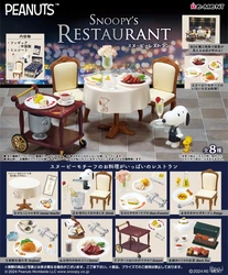 Re-Ment Original 8Pcs SNOOPY’S RESTAURANT Toys For Kids Gift Collectible Model Ornaments