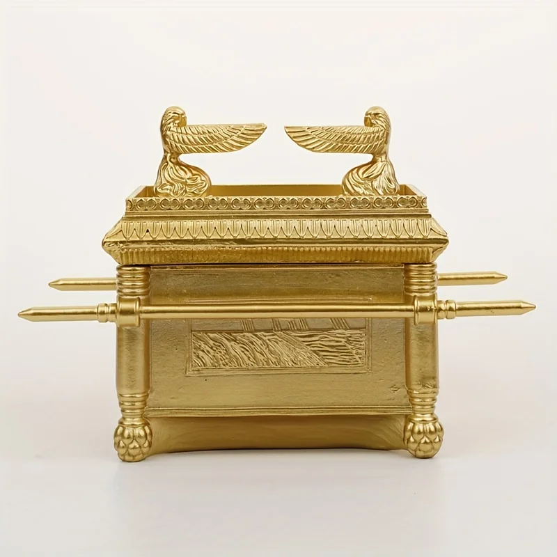 Ark of The Covenant Replica Mini, El Arcadel Pactode Israel Ark of The Covenant Religious Statue Holy Jewish Testimony Judaica T