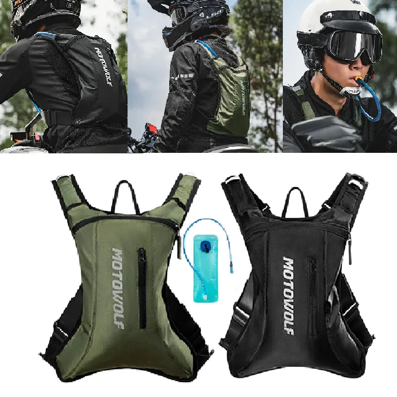 

2L Motorcycle Hydration Pack Bike Water Backpack Bladder Pack Cycling water bag for ATV Dirt Bike Riding Toolkit