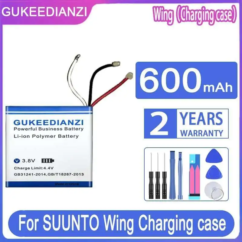 

For Suunto Wing H Earphone Charging Case Lightweight Battery 600Mah