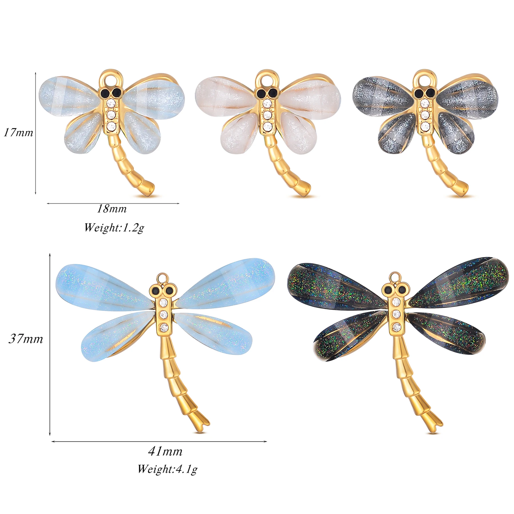 

10 шт. изысканные подвески в виде стрекозы, подвеска из нержавеющей стали для ожерелья ручной работы, брошь, серьги, аксессуары для одежды, изготовление поиск