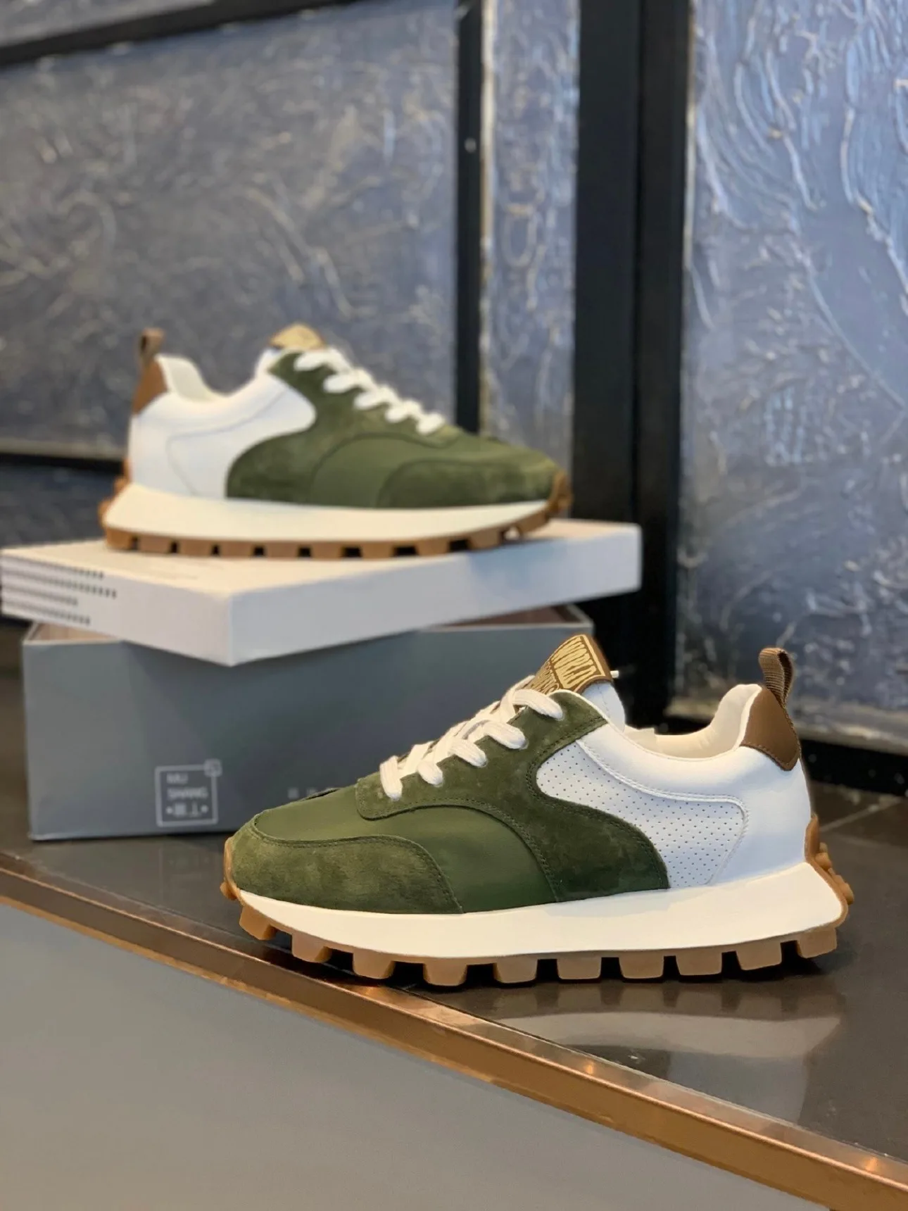 

ITUN7G Hong Kong Fall 2025 Men's Casual oes Comfortable Warm Anti-slip Lightweight Luxury Slip-On round Toe Rubber Sole