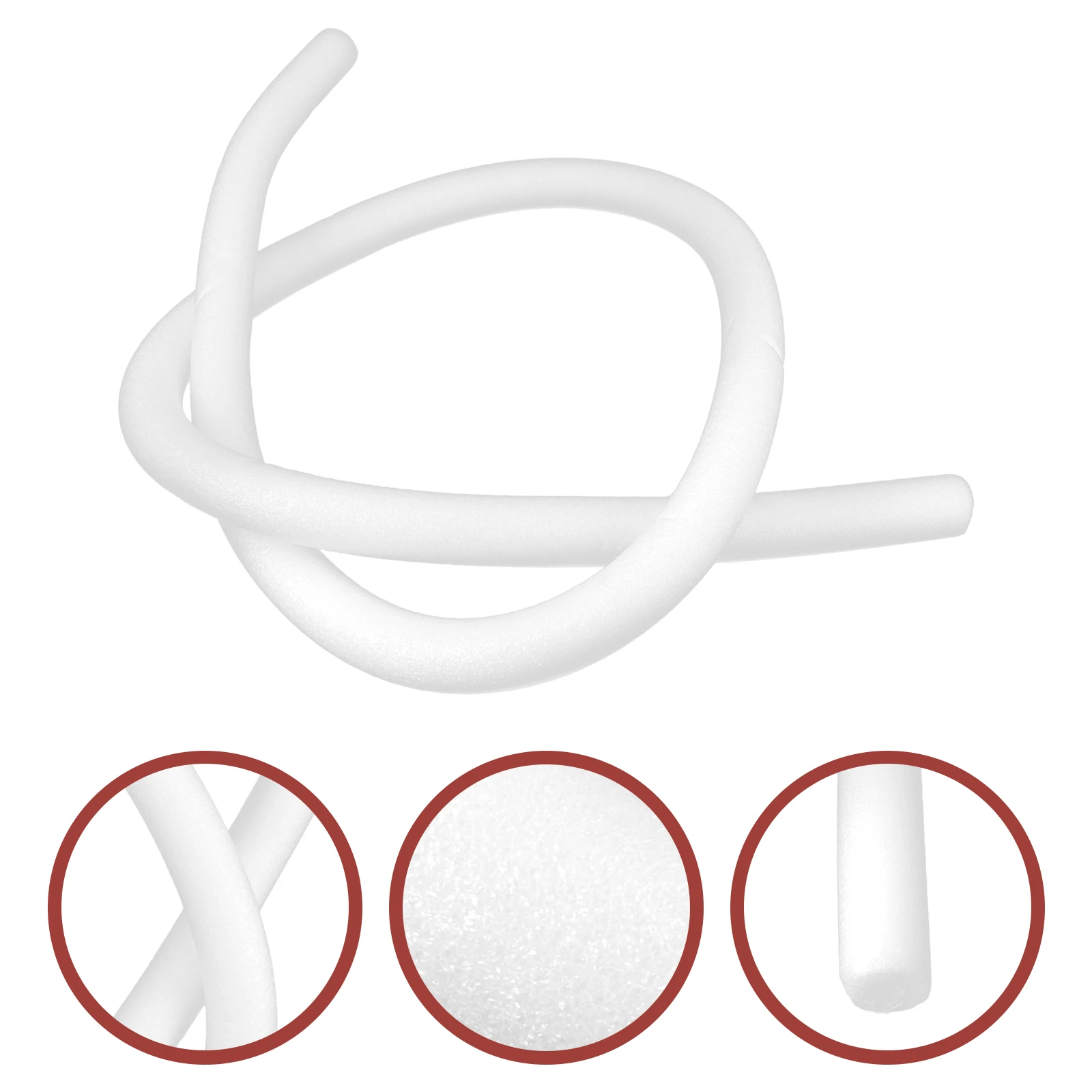 

35mm 2m Foam Strips for Gaps Sealing Doors Windows Curtain Walls Filler Round Shape Soft Comfortable Practical Useful