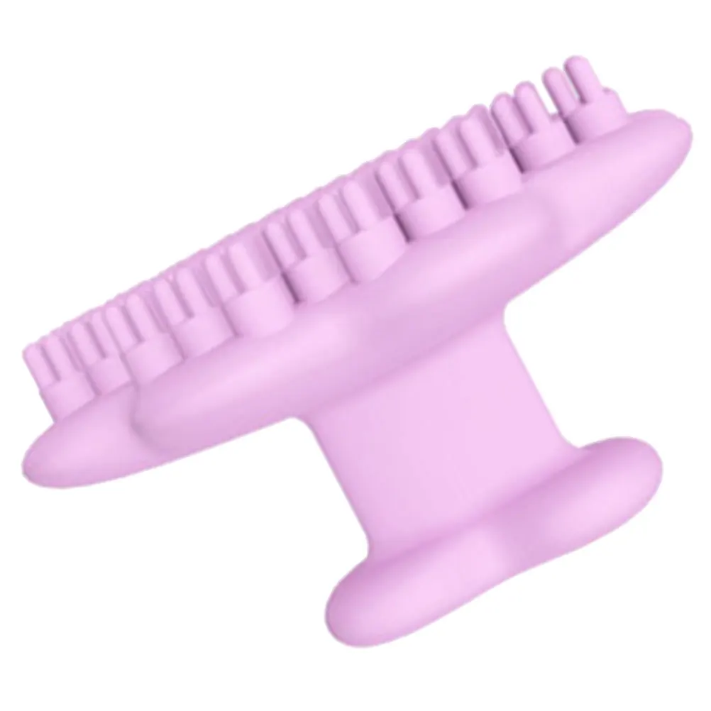 

Ручная силиконовая щетка для лица для эффективного очищения и массажа, неабразивный инструмент для ухода за кожей для женщин и мужчин