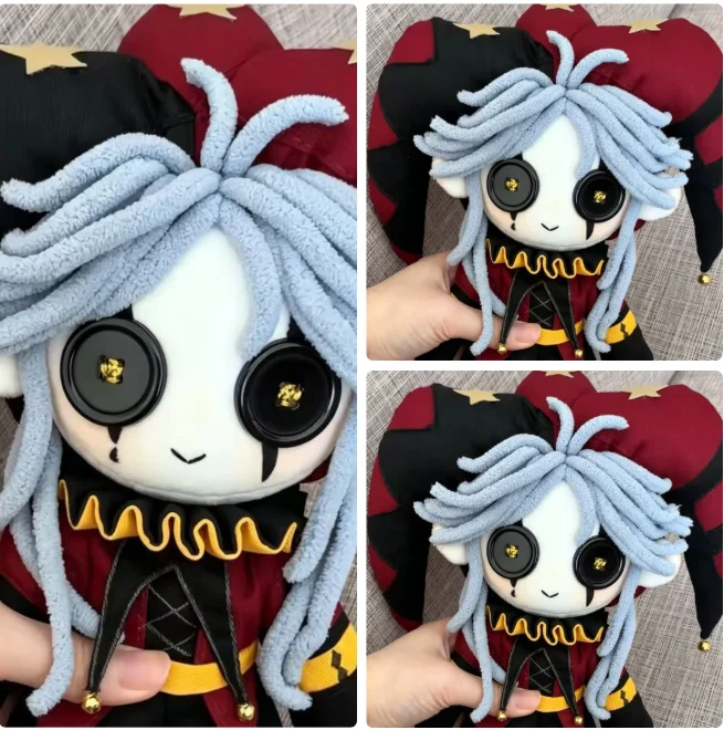 

Anime Plush Pillow Sofa Cushion The Freak Circus Pierrothe Harlequin Clothes Dress Up Standing Posture Figures Gift Halloween